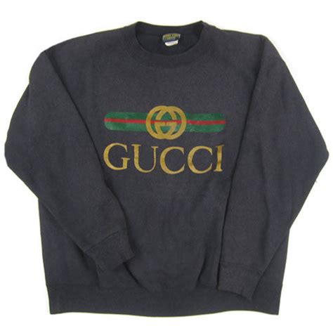 vintage gucci tee hip hop|bootleg gucci sweatshirt.